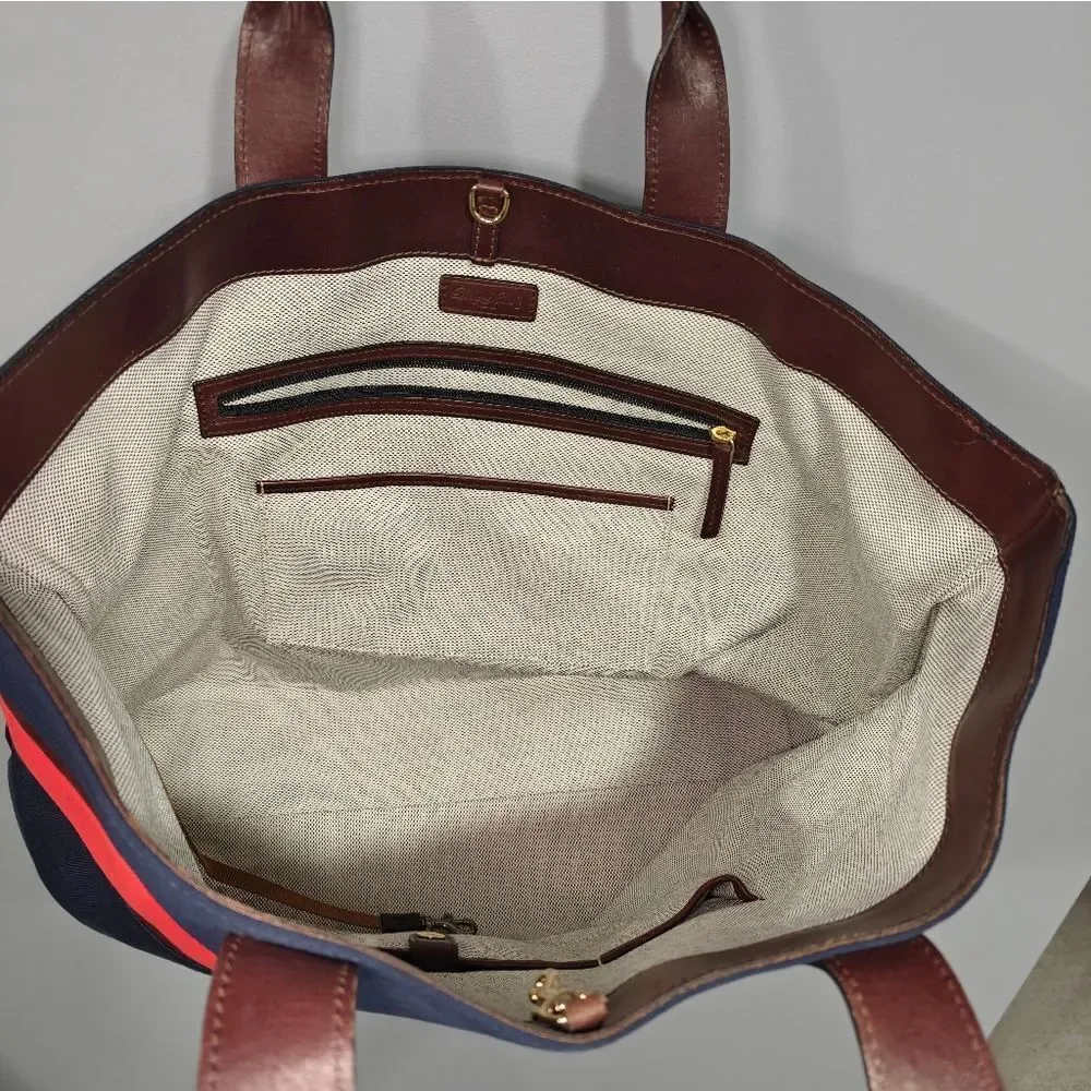 🐢 Dooney & Bourke Brooklawn XL Tote Weekender Bag Great Condition! - Picture 7 of 16